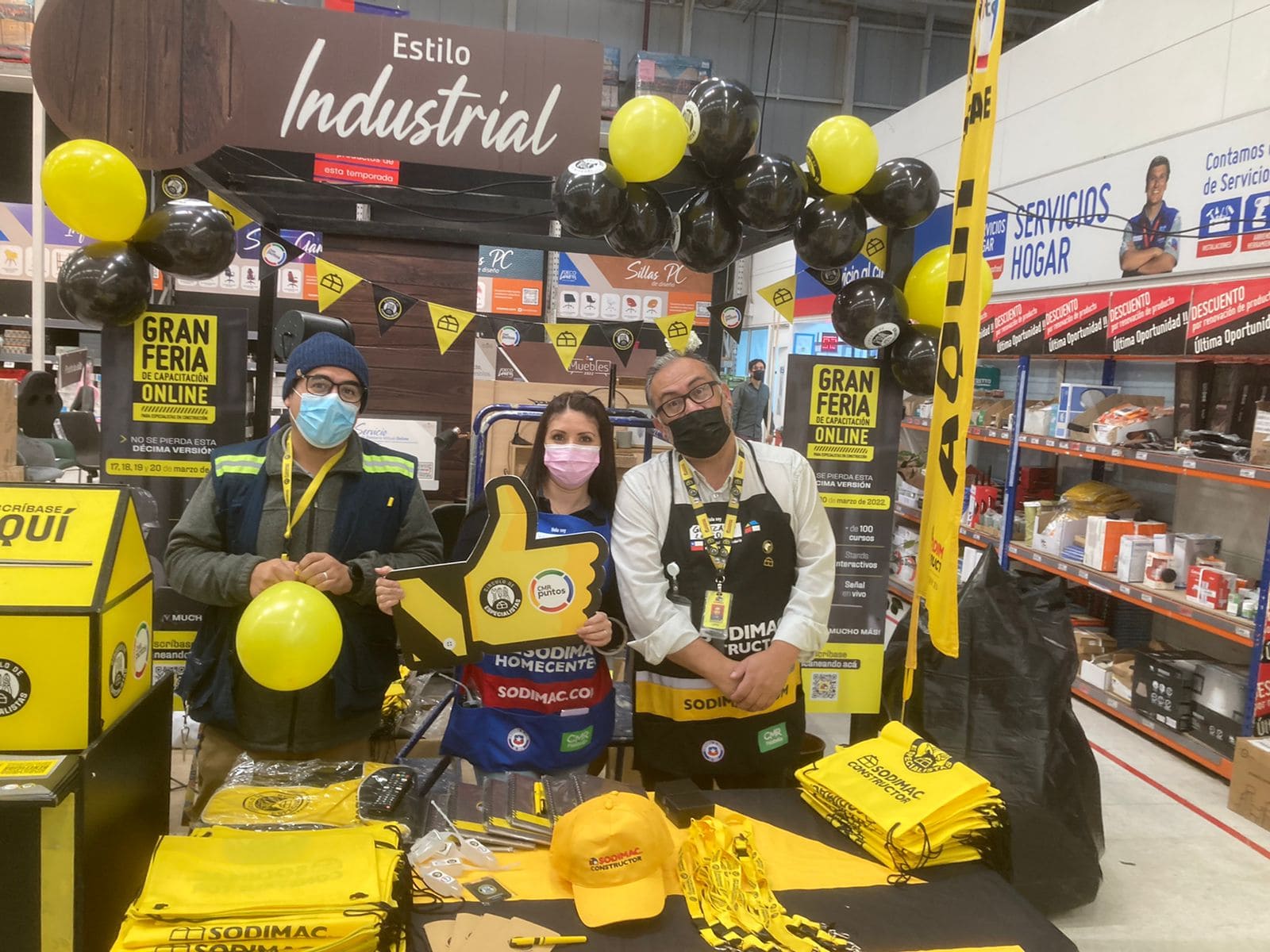 actividades tienda sodimac