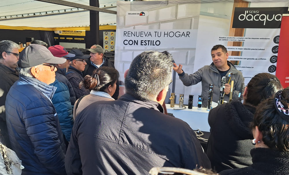 foto feria sodimac Ovalle